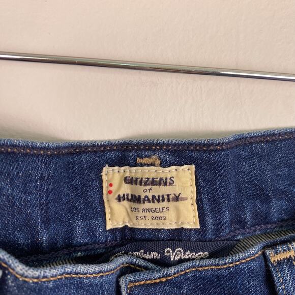 Citizens of Humanity Demi Cropped Flare Jeans 26 - Picture 4 of 8